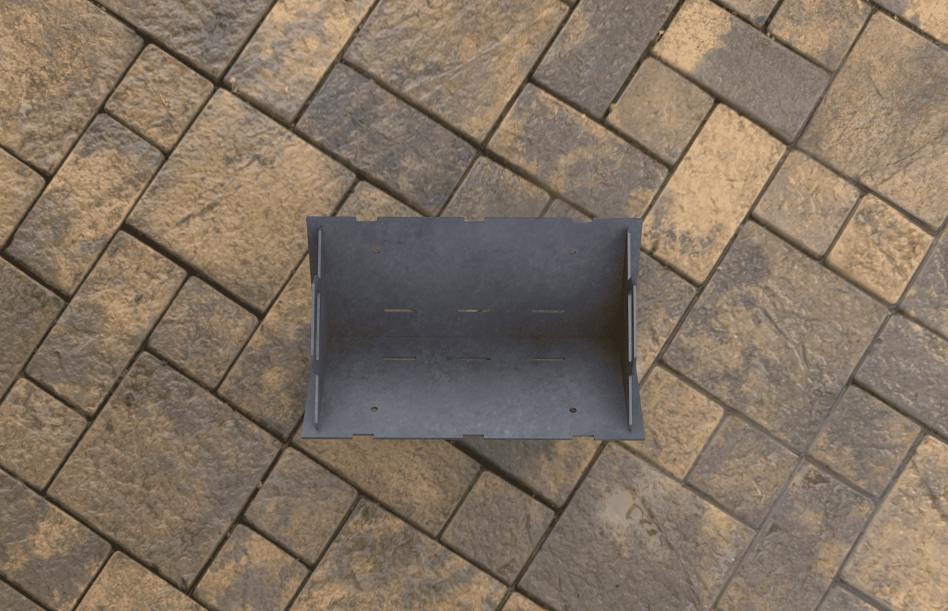 Small Fire Pit Grill. DXF, SVG files for laser, plasma cutting. Campfire Pit BBQ. Фото 5