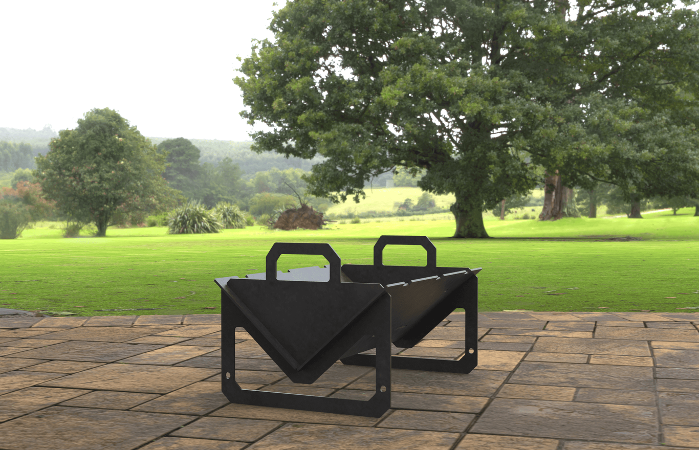 Small Fire Pit Grill. DXF, SVG files for laser, plasma cutting. Campfire Pit BBQ. Фото 7