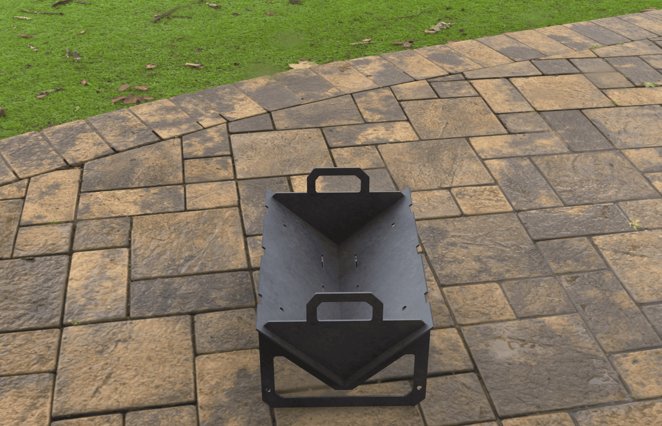 Small Fire Pit Grill. DXF, SVG files for laser, plasma cutting. Campfire Pit BBQ. Фото 8