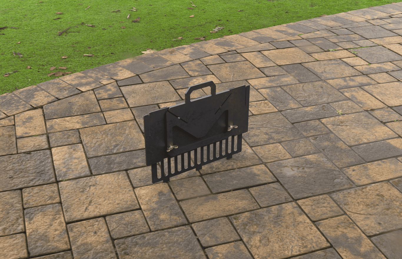 Small Fire Pit Grill. DXF, SVG files for laser, plasma cutting. Campfire Pit BBQ. Фото 9