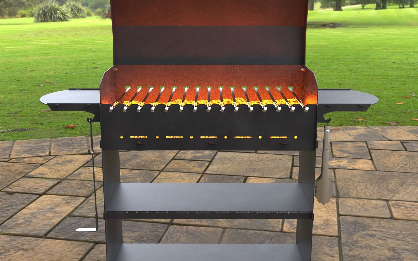 Modern Fire Pit Grill. DXF, SVG files for laser, plasma cutting. Фото 11