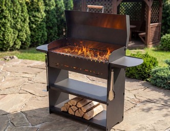Modern Fire Pit Grill. DXF, SVG files for laser, plasma cutting