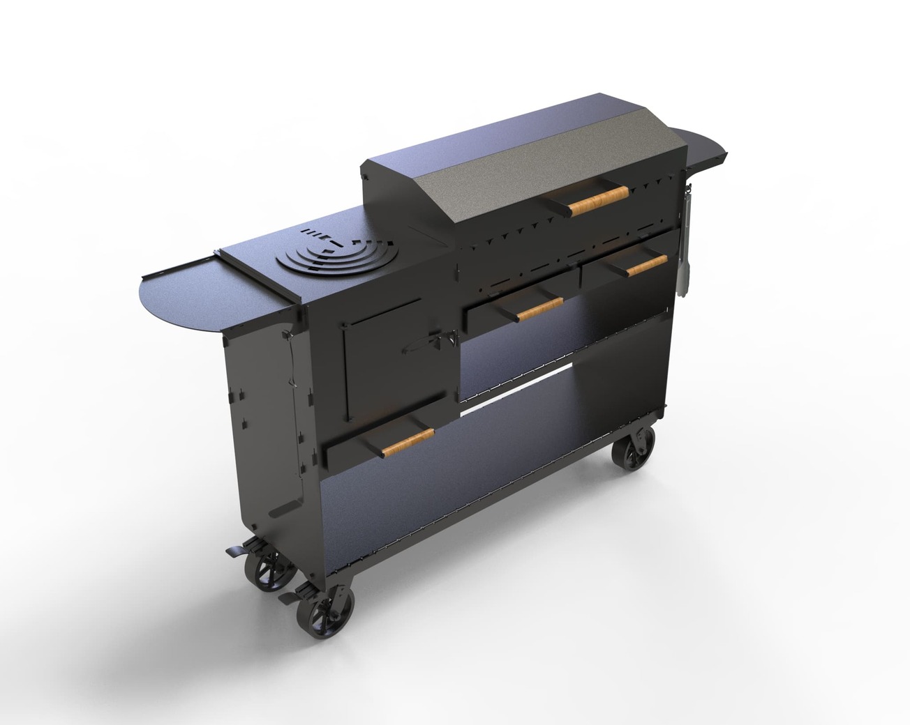 Modern with Stove Fire Pit Grill. DXF, SVG files for laser, plasma cutting. Фото 15