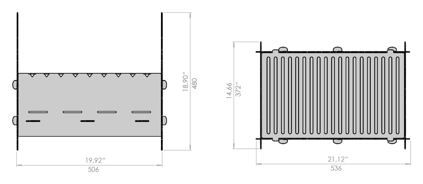 Pineapple Fire Pit Grill. DXF files for plasma, laser cutting. Фото 10