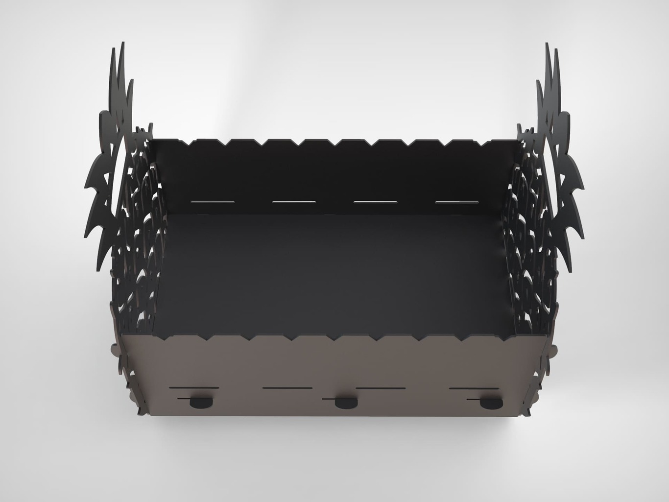Pineapple Fire Pit Grill. DXF files for plasma, laser cutting. Фото 8