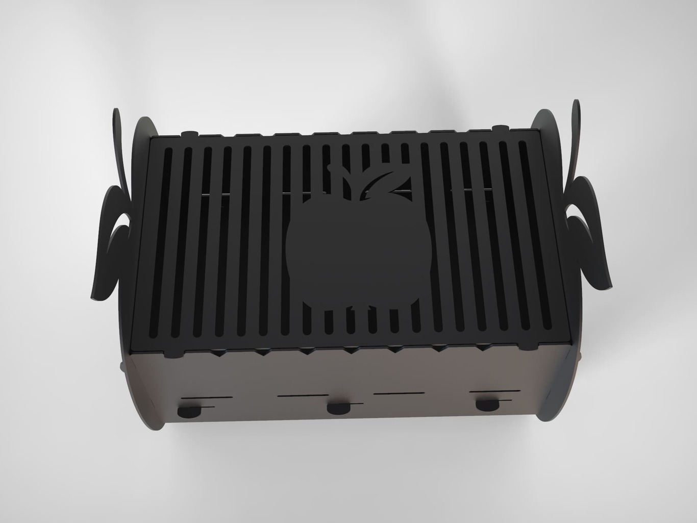 Apple Fire Pit Grill. DXF files for plasma, laser cutting. Фото 5