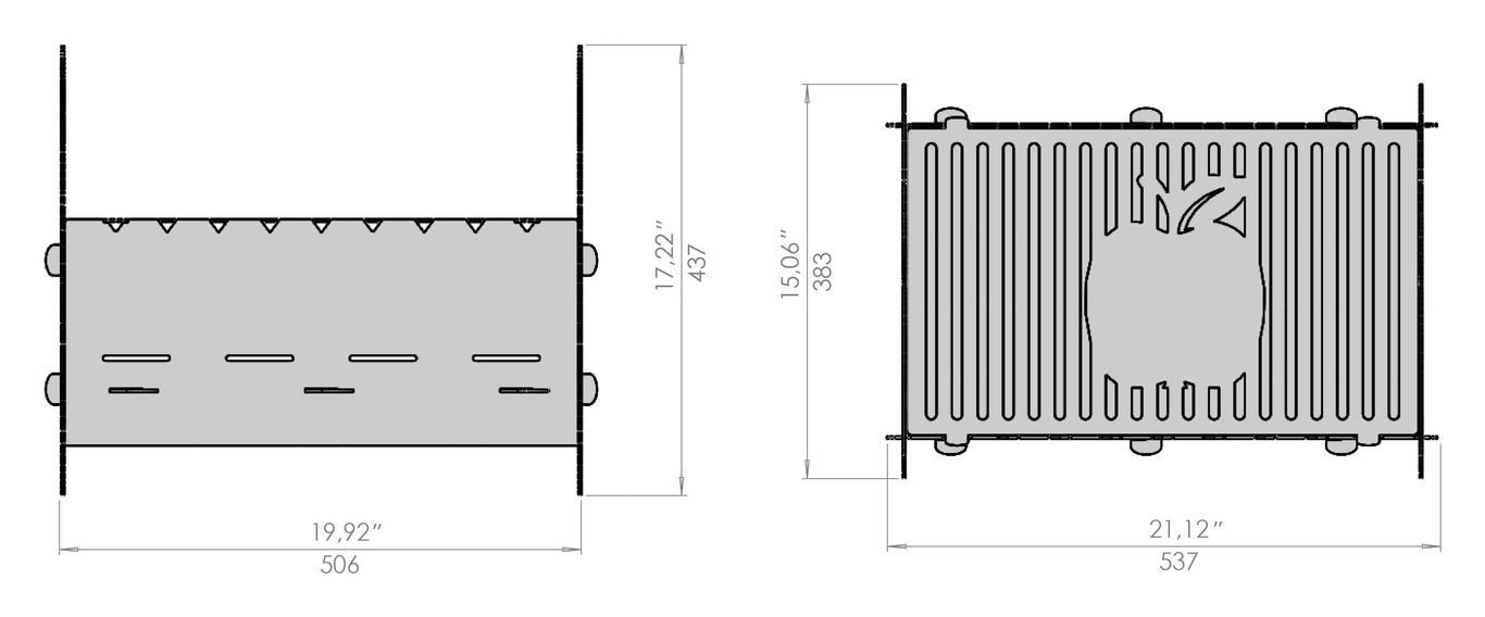 Apple Fire Pit Grill. DXF files for plasma, laser cutting. Фото 11