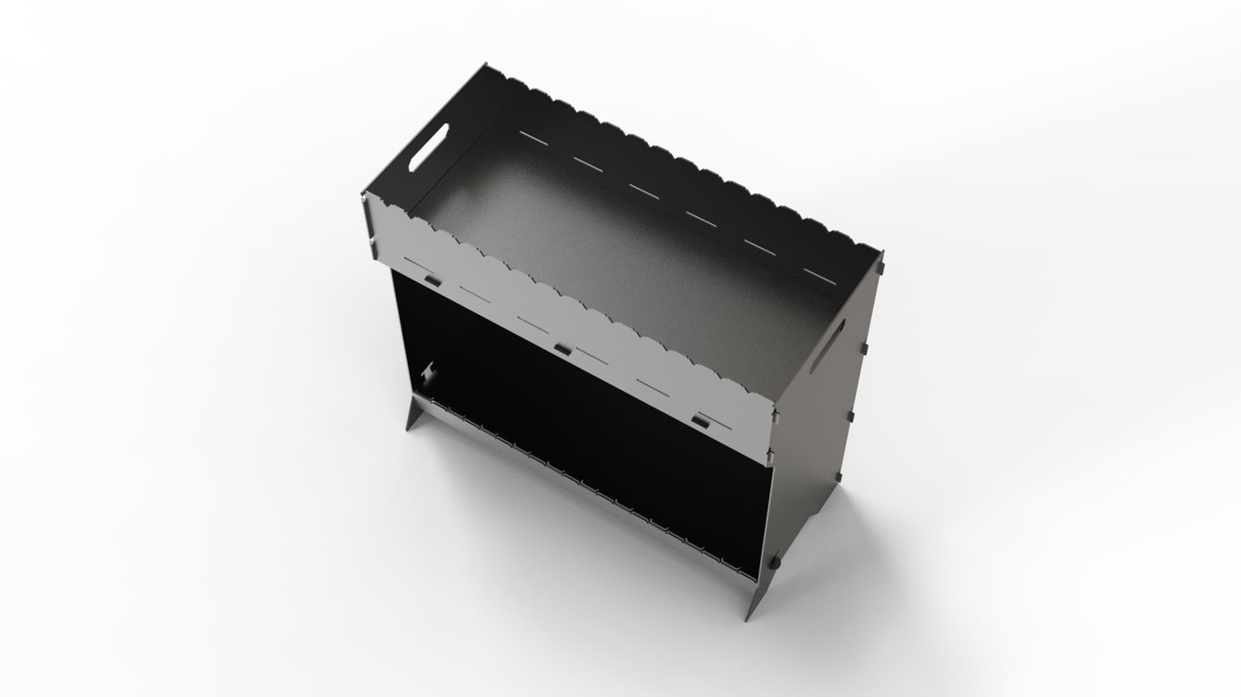 Brazier Fire Pit Grill. DXF files for plasma, laser cutting. Фото 7