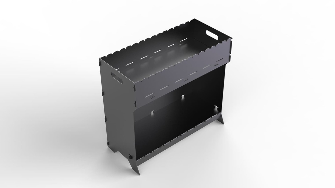 Brazier Fire Pit Grill. DXF files for plasma, laser cutting. Фото 9