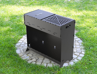 Brazier Fire Pit Grill. DXF files for plasma, laser cutting