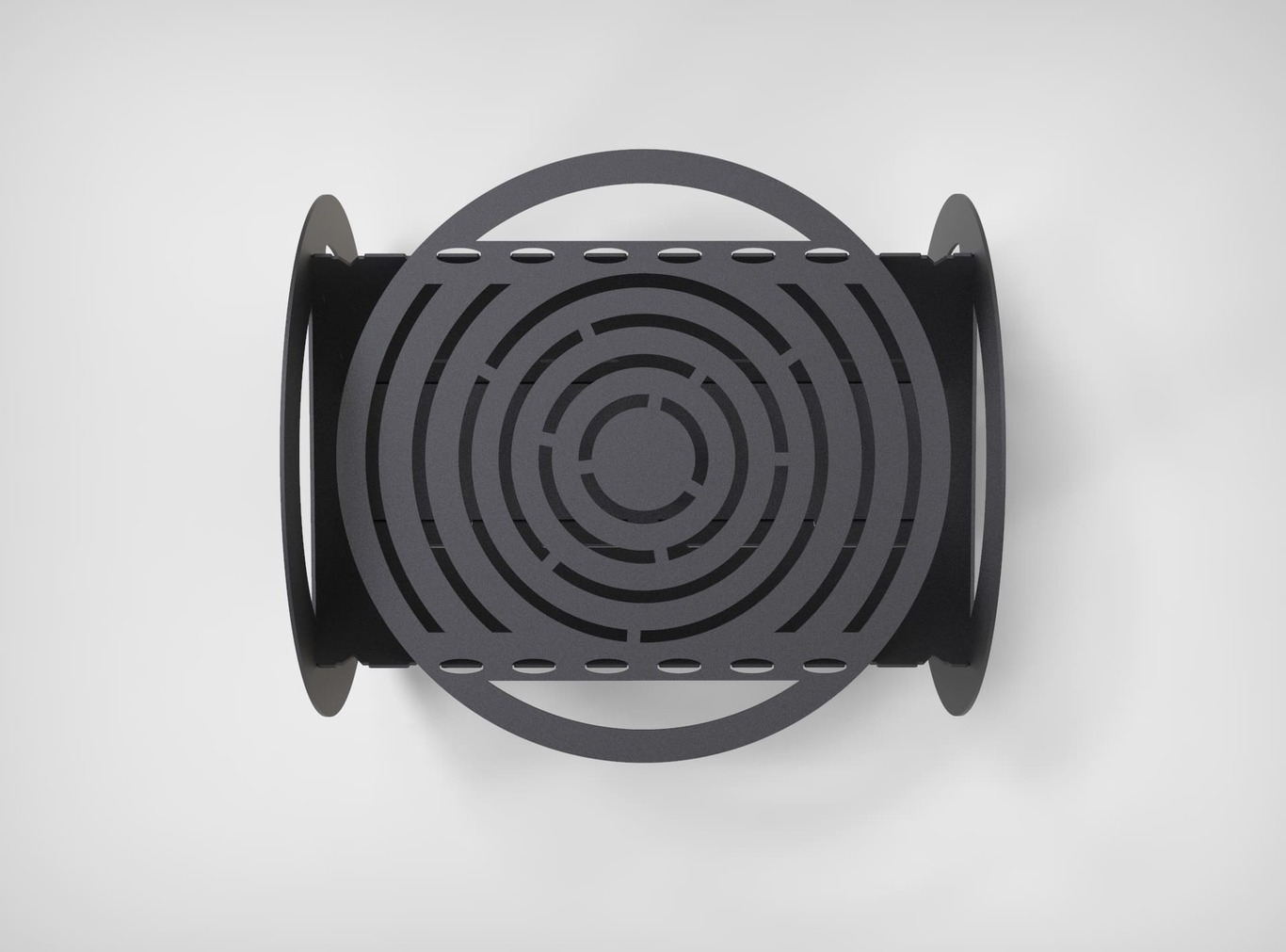 Round Fire Pit Grill. DXF files for plasma, laser cutting. Фото 5