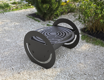 Round Fire Pit Grill. DXF files for plasma, laser cutting