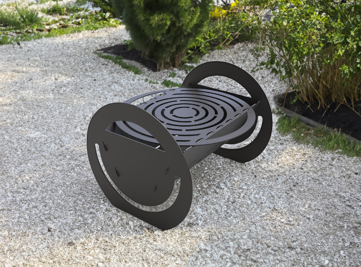 Round Fire Pit Grill. DXF files for plasma, laser cutting