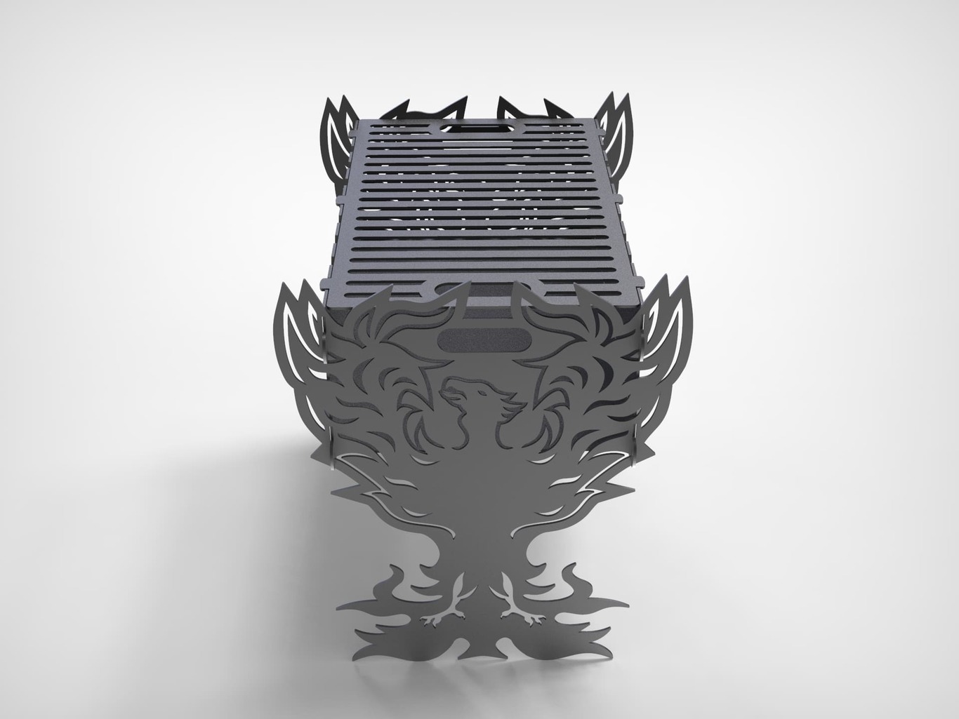Fenix Fire Pit Grill. DXF files for plasma, laser cutting. Фото 6