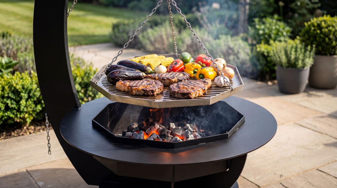 Barbecue a Legna Mezzaluna. File DXF per taglio plasma, laser. Фото 3