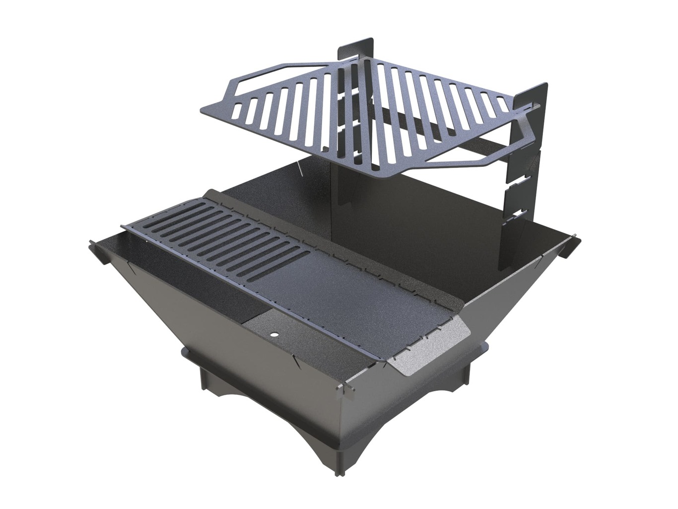29-Inch Square Fire Pit Grill. DXF files for plasma, laser cutting. Фото 11