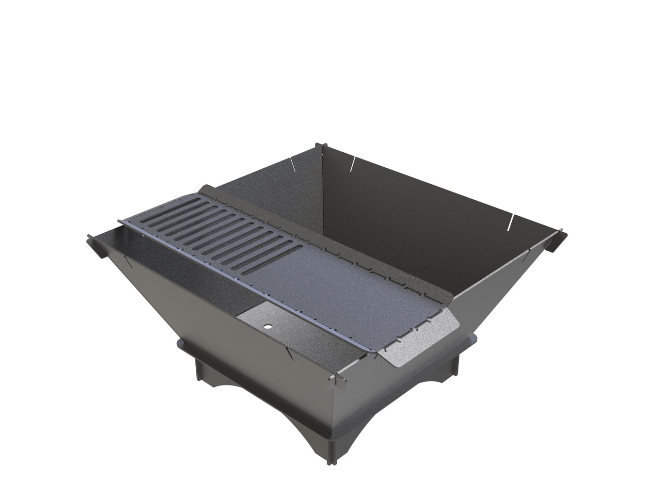 29-Inch Square Fire Pit Grill. DXF files for plasma, laser cutting. Фото 12