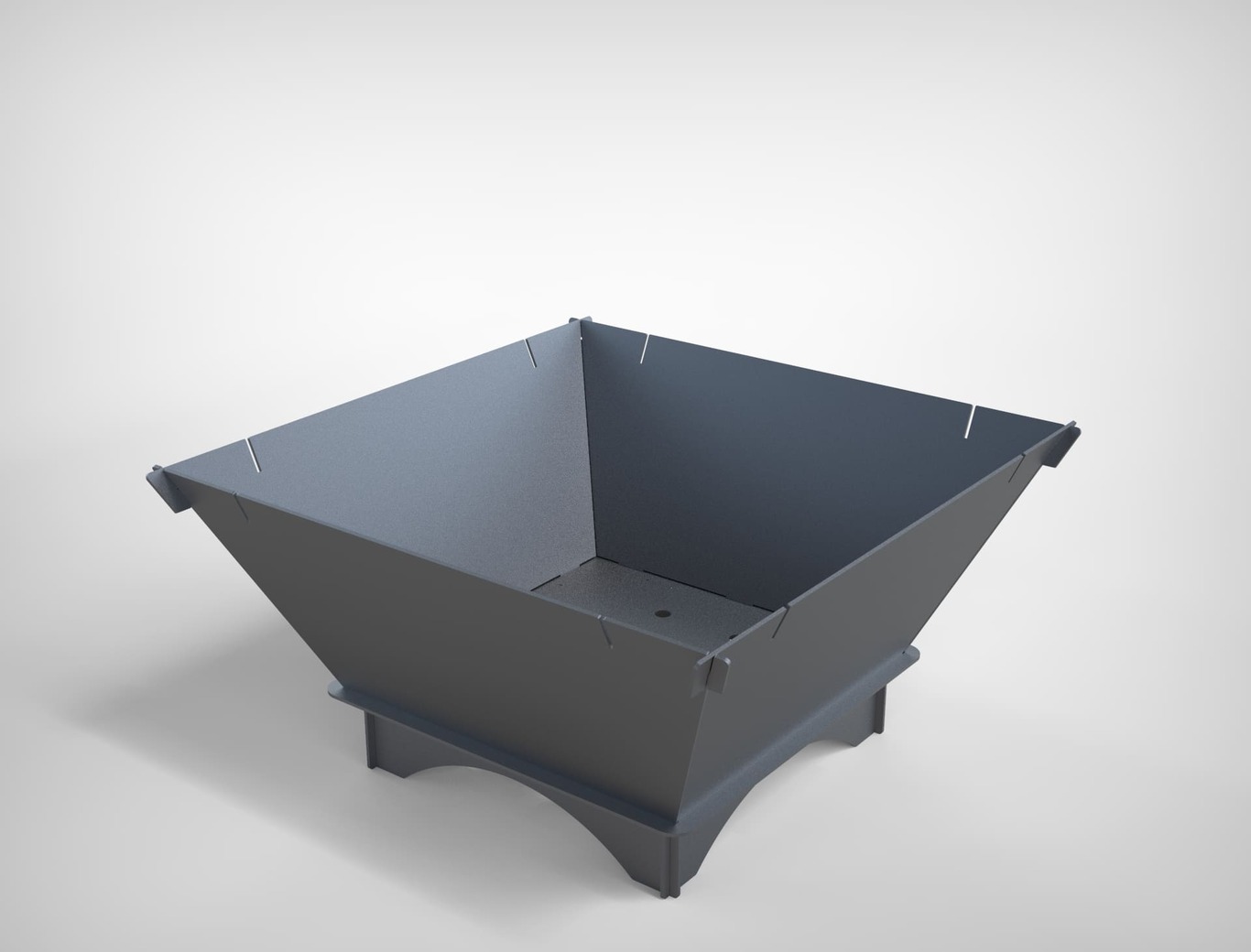 29-Inch Square Fire Pit Grill. DXF files for plasma, laser cutting. Фото 7