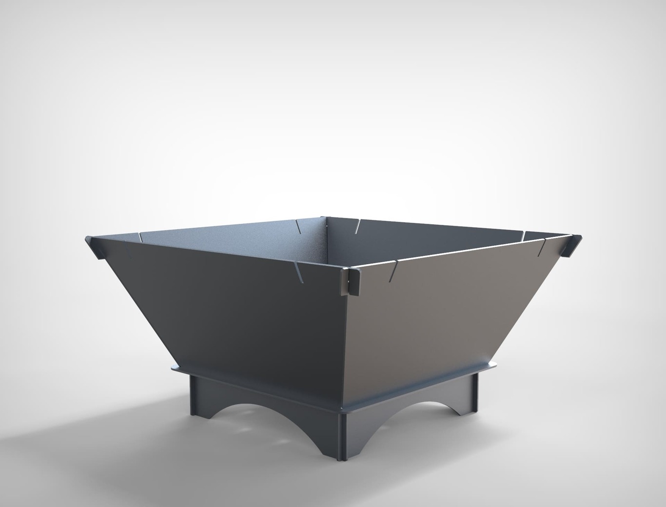 29-Inch Square Fire Pit Grill. DXF files for plasma, laser cutting. Фото 8