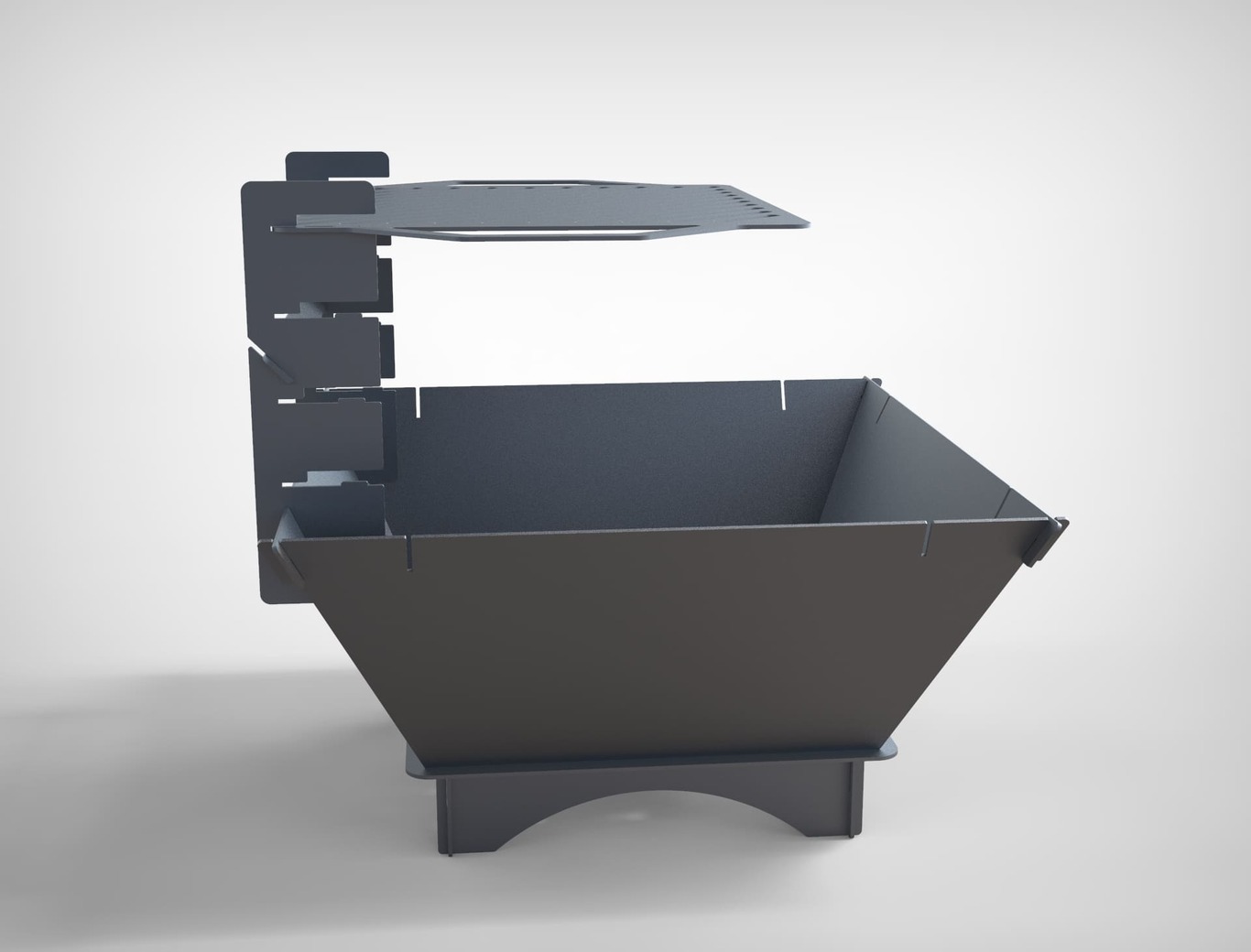 29-Inch Square Fire Pit Grill. DXF files for plasma, laser cutting. Фото 10