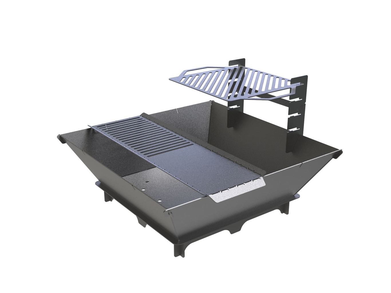 41-Inch Square Fire Pit Grill. DXF files for plasma, laser cutting. Фото 13