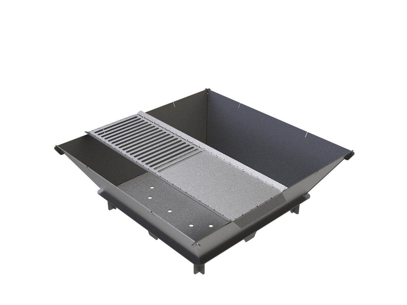 41-Inch Square Fire Pit Grill. DXF files for plasma, laser cutting. Фото 14