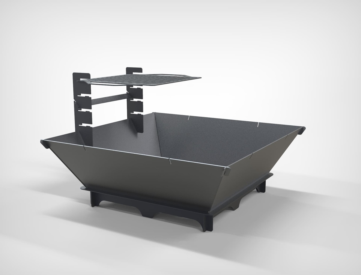 41-Inch Square Fire Pit Grill. DXF files for plasma, laser cutting. Фото 10