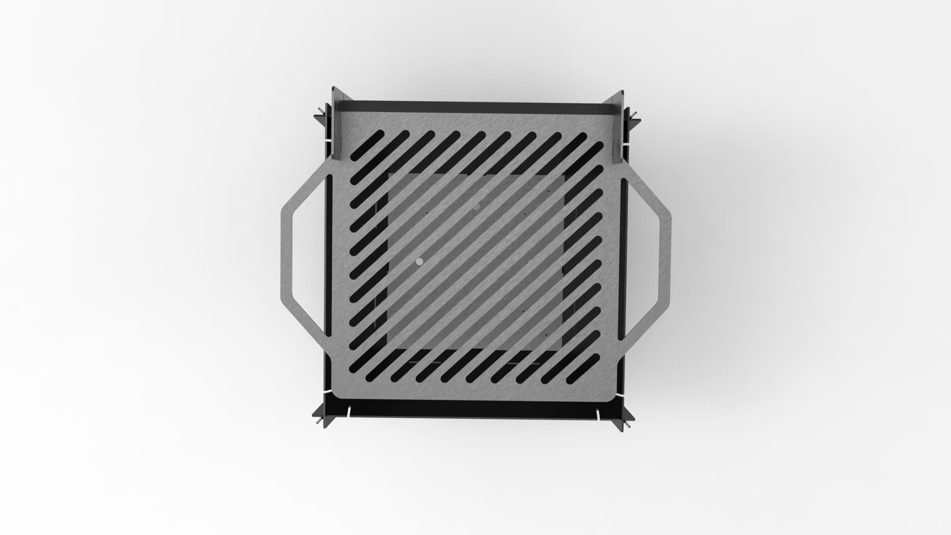 24-Inch Square Fire Pit Grill V2. DXF files for plasma, laser cutting. Фото 10