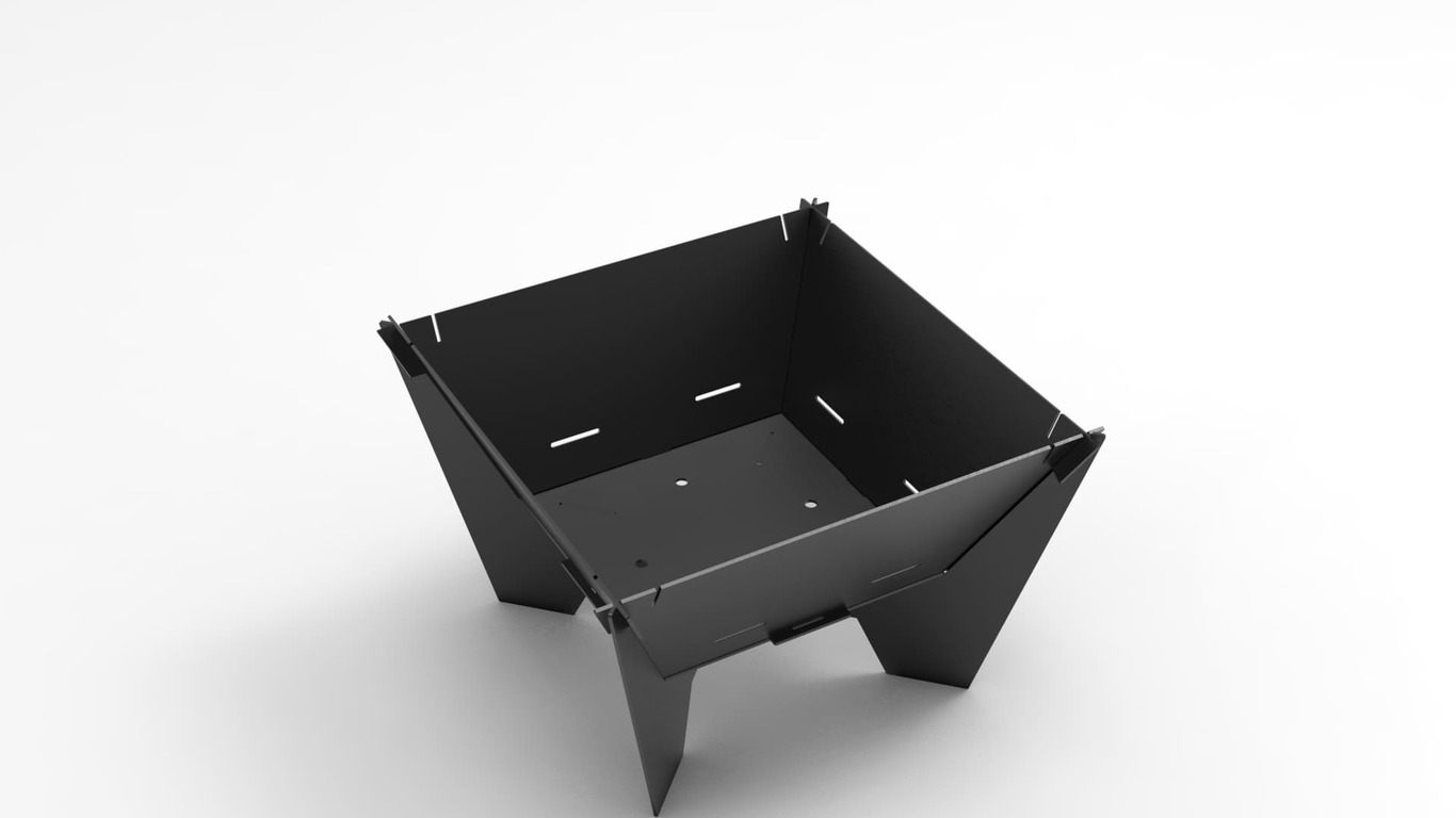 24-Inch Square Fire Pit Grill V2. DXF files for plasma, laser cutting. Фото 7