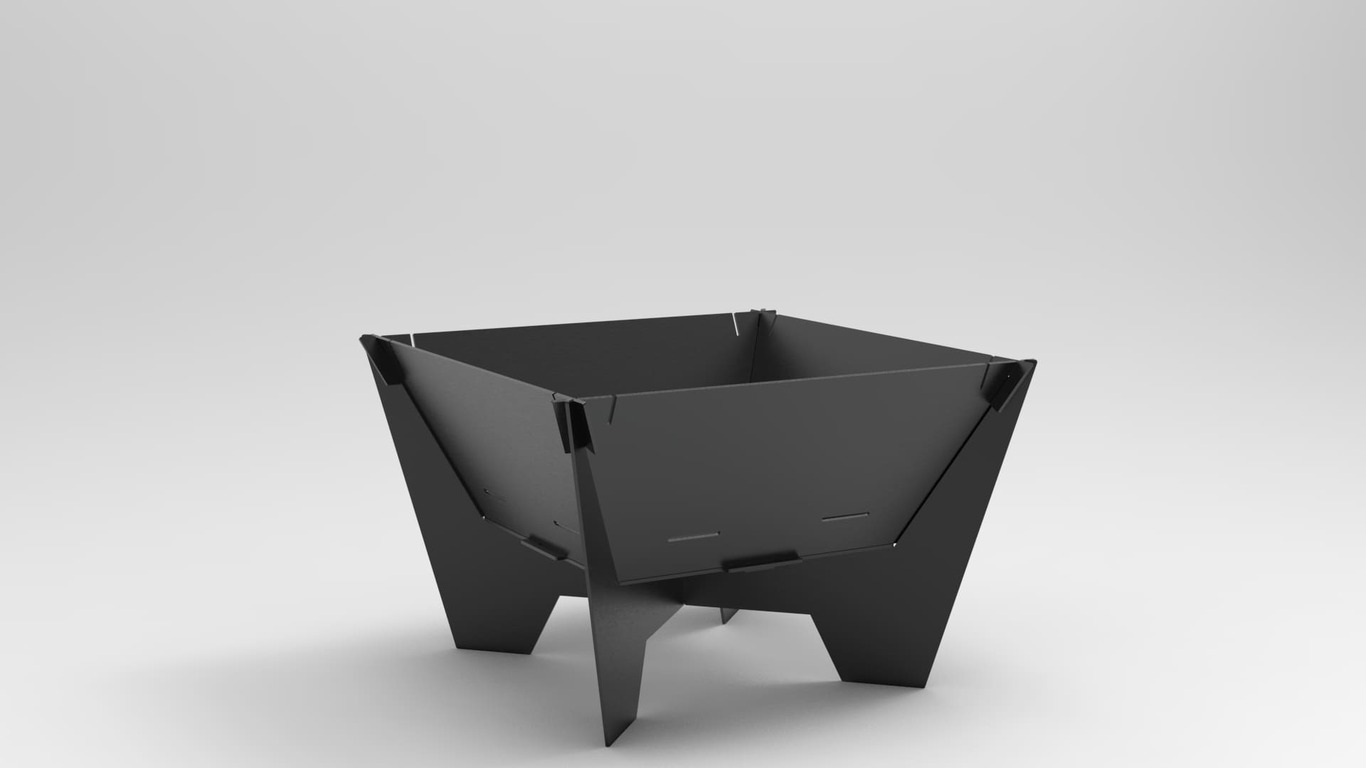 24-Inch Square Fire Pit Grill V2. DXF files for plasma, laser cutting. Фото 8
