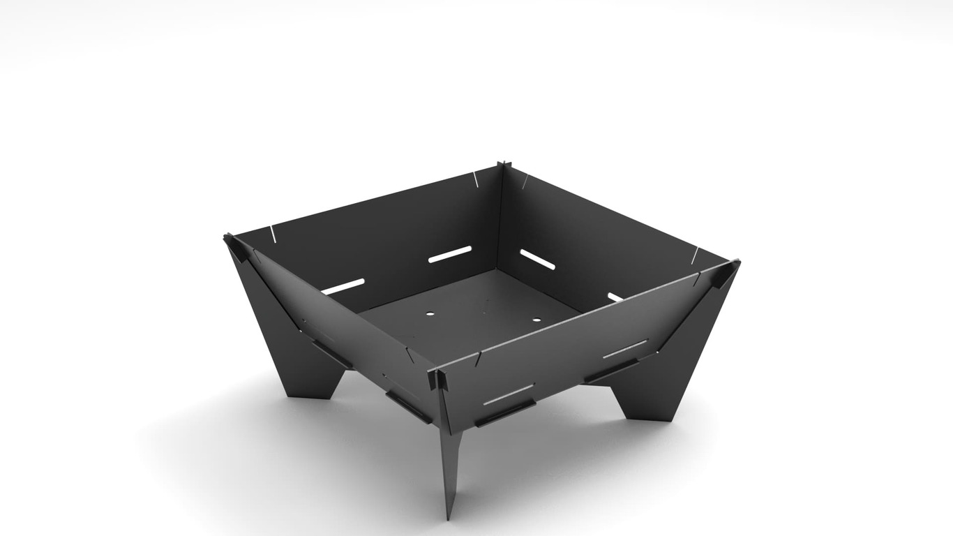 32-Inch Square Fire Pit Grill V2. DXF files for plasma, laser cutting. Фото 5