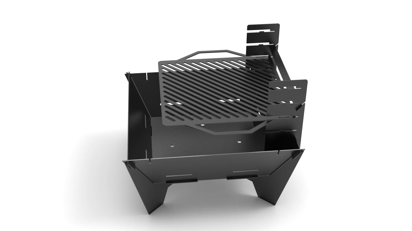32-Inch Square Fire Pit Grill V2. DXF files for plasma, laser cutting. Фото 6