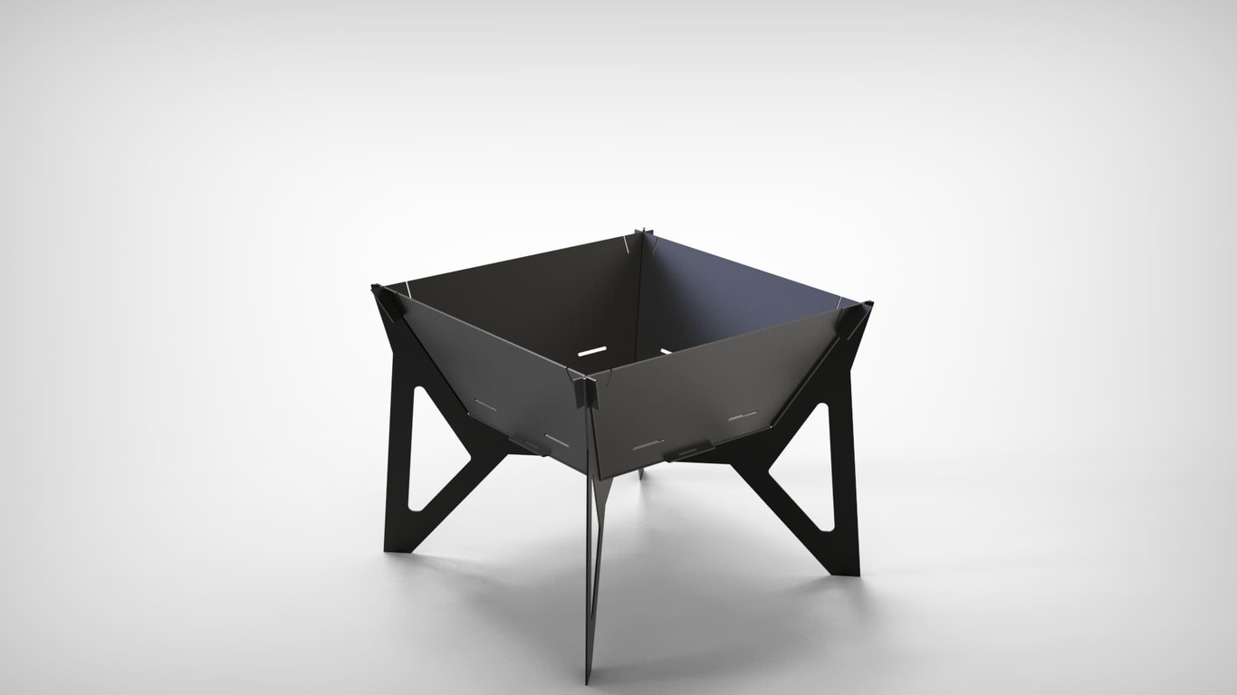 24-Inch Square Fire Pit Grill V3. DXF files for plasma, laser cutting. Фото 8