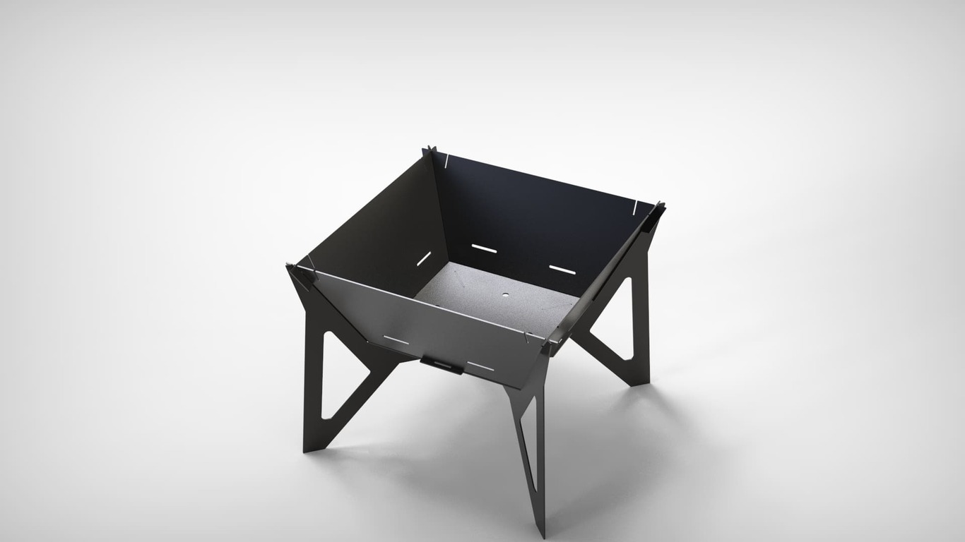 24-Inch Square Fire Pit Grill V3. DXF files for plasma, laser cutting. Фото 9