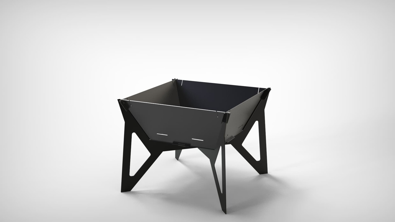 24-Inch Square Fire Pit Grill V3. DXF files for plasma, laser cutting. Фото 11