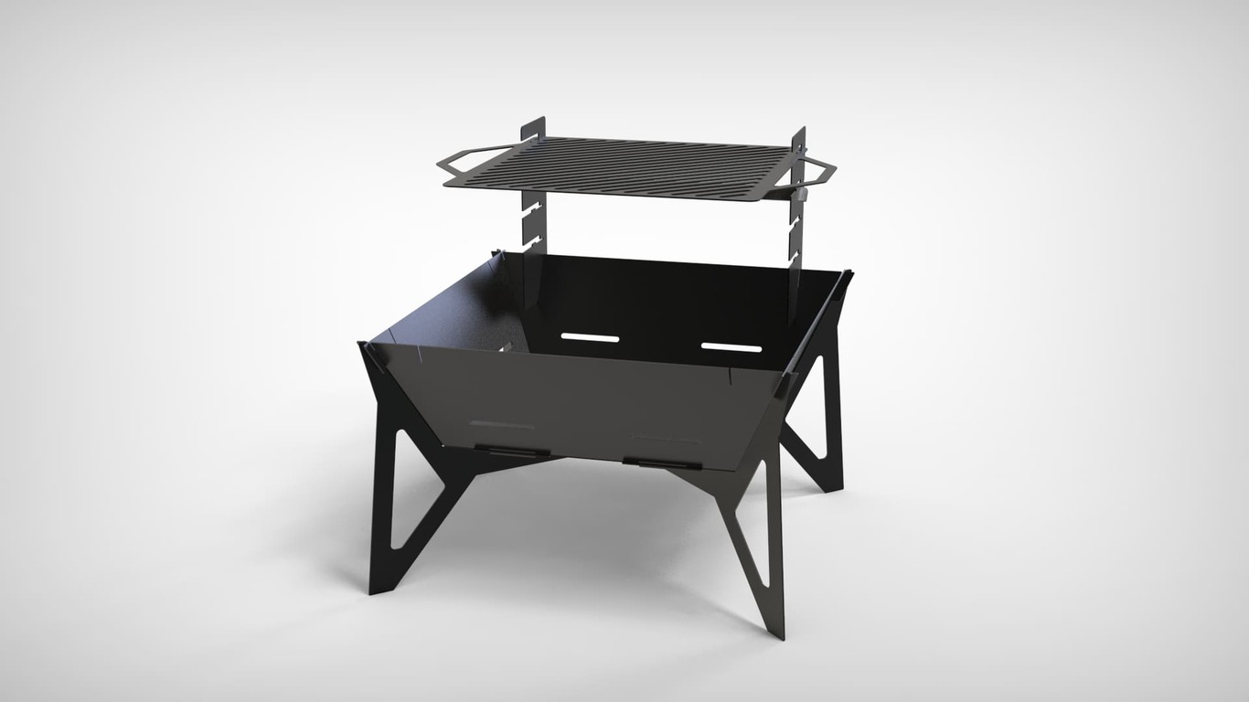 32-Inch Square Fire Pit Grill V3. DXF files for plasma, laser cutting. Фото 7