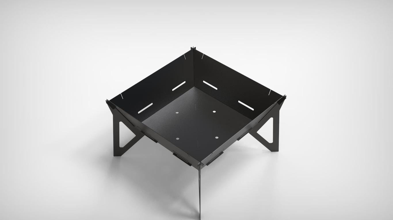 32-Inch Square Fire Pit Grill V3. DXF files for plasma, laser cutting. Фото 10
