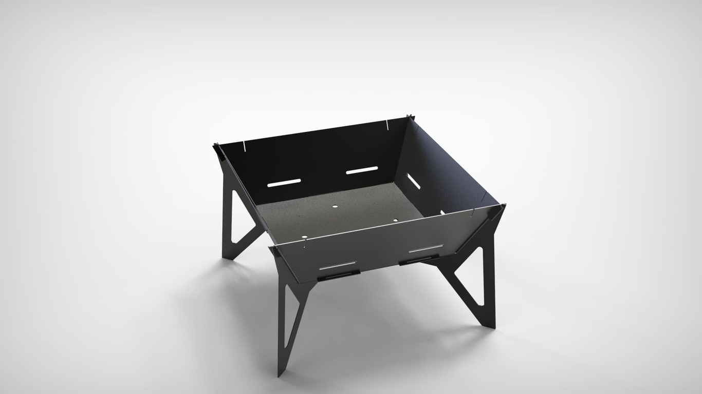 32-Inch Square Fire Pit Grill V3. DXF files for plasma, laser cutting. Фото 11