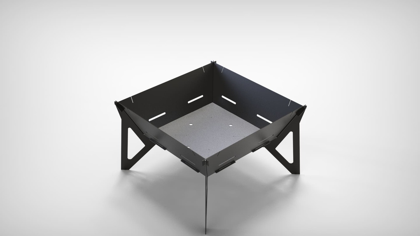 32-Inch Square Fire Pit Grill V3. DXF files for plasma, laser cutting. Фото 12