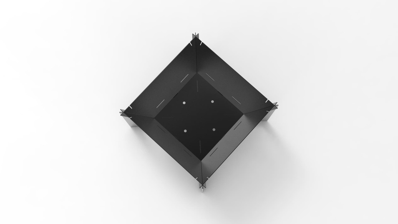 24-Inch Square Fire Pit Grill V4. DXF files for plasma, laser cutting. Фото 9