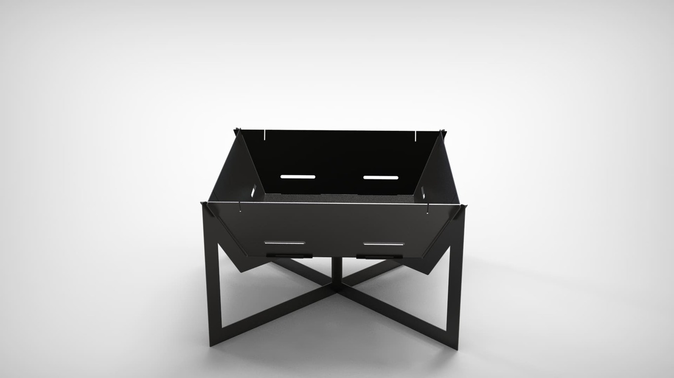 32-Inch Square Fire Pit Grill V4. DXF files for plasma, laser cutting. Фото 10