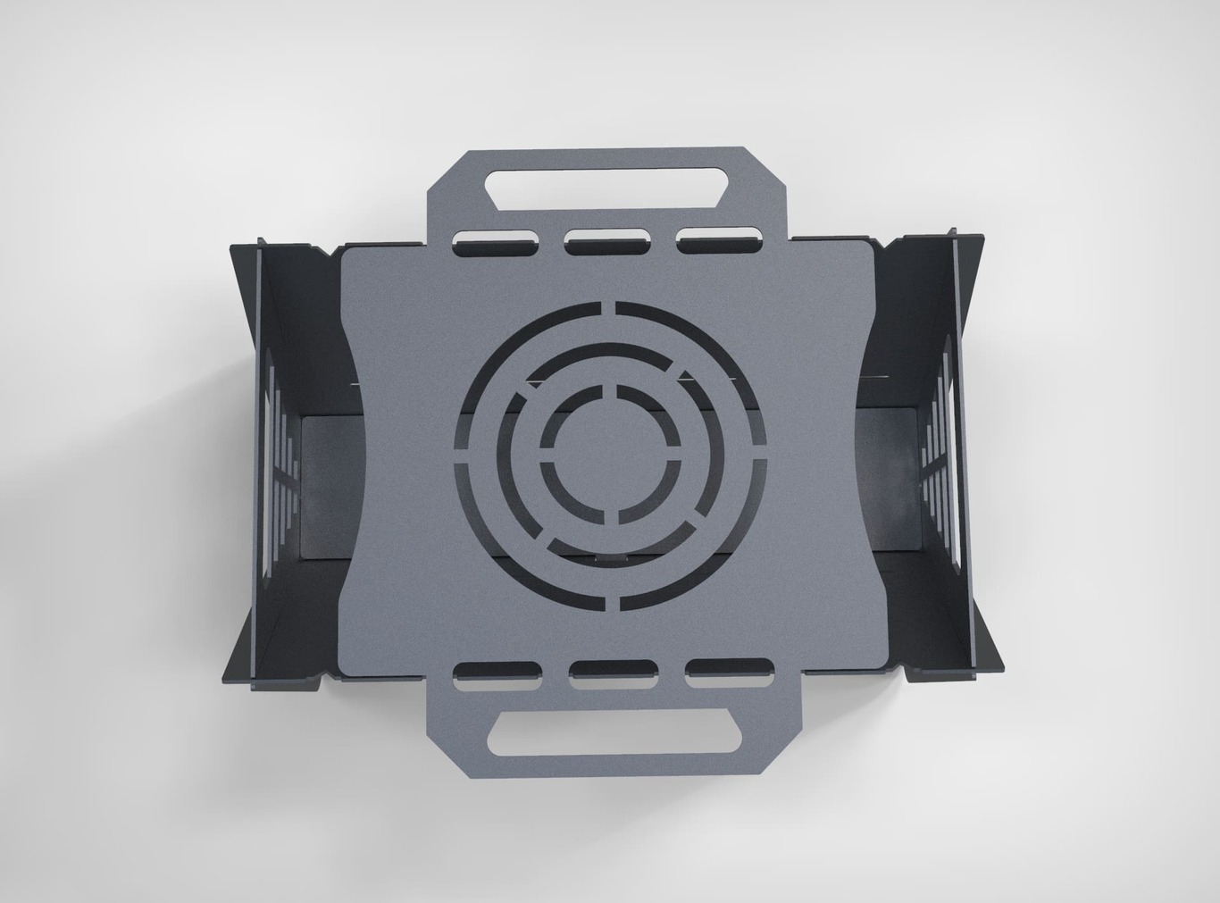 Mix Fire Pit Grill. DXF files for plasma, laser cutting. Portable BBQ. Фото 8