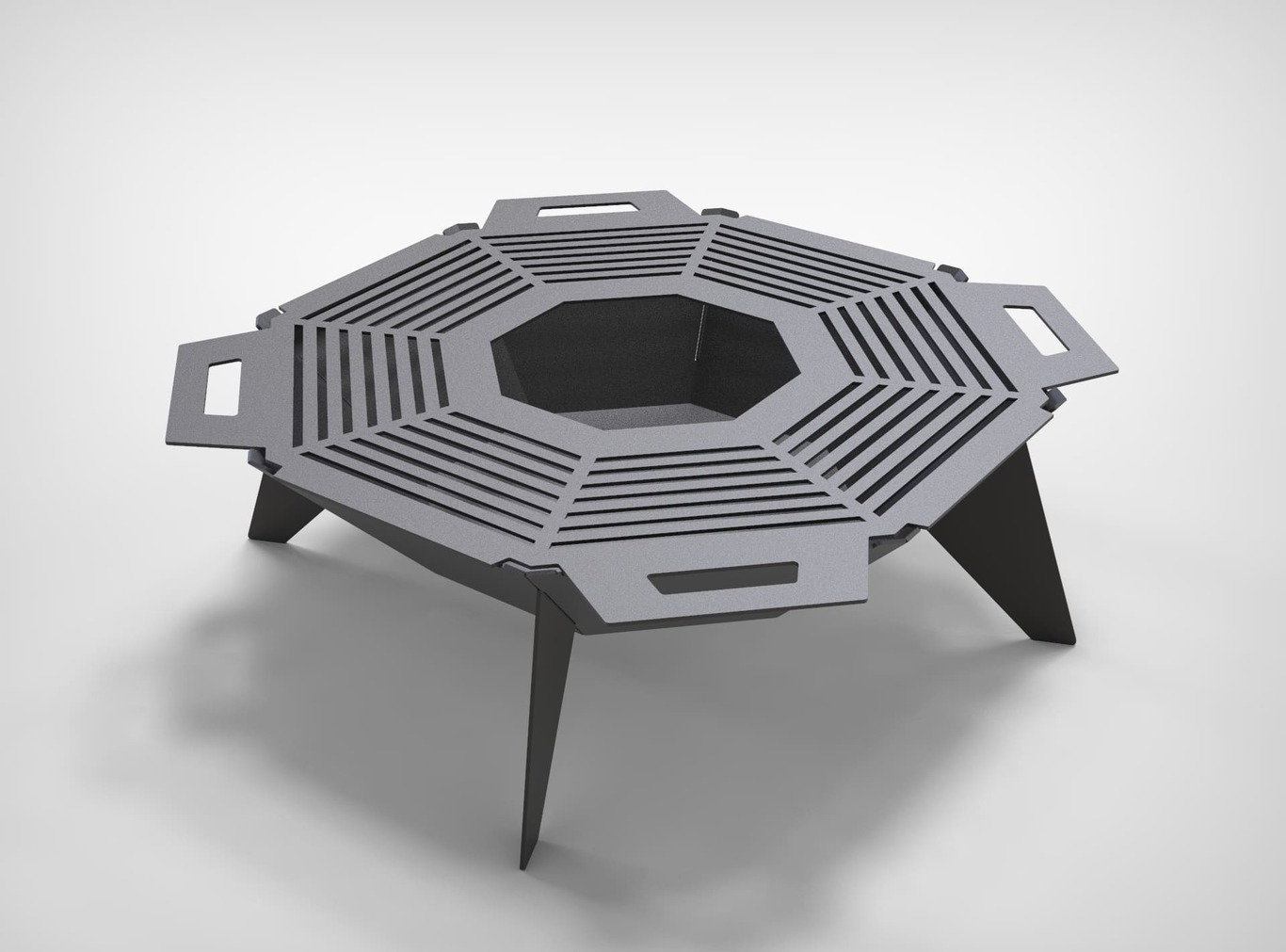 UFO Fire Pit Grill. DXF files for plasma, laser cutting. Фото 5