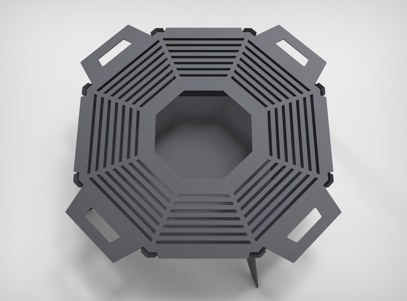 UFO Fire Pit Grill. DXF files for plasma, laser cutting. Фото 6