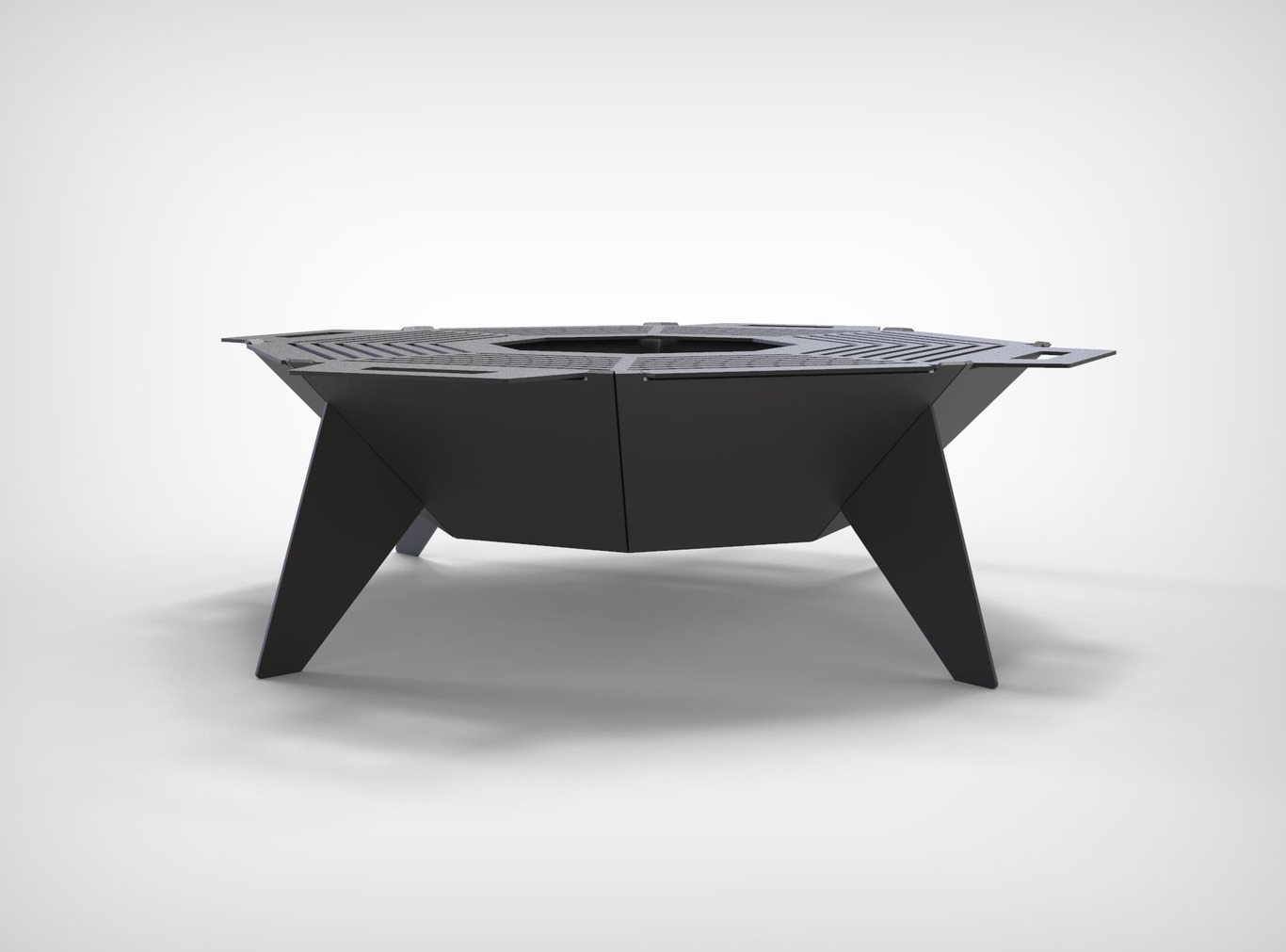UFO Fire Pit Grill. DXF files for plasma, laser cutting. Фото 7