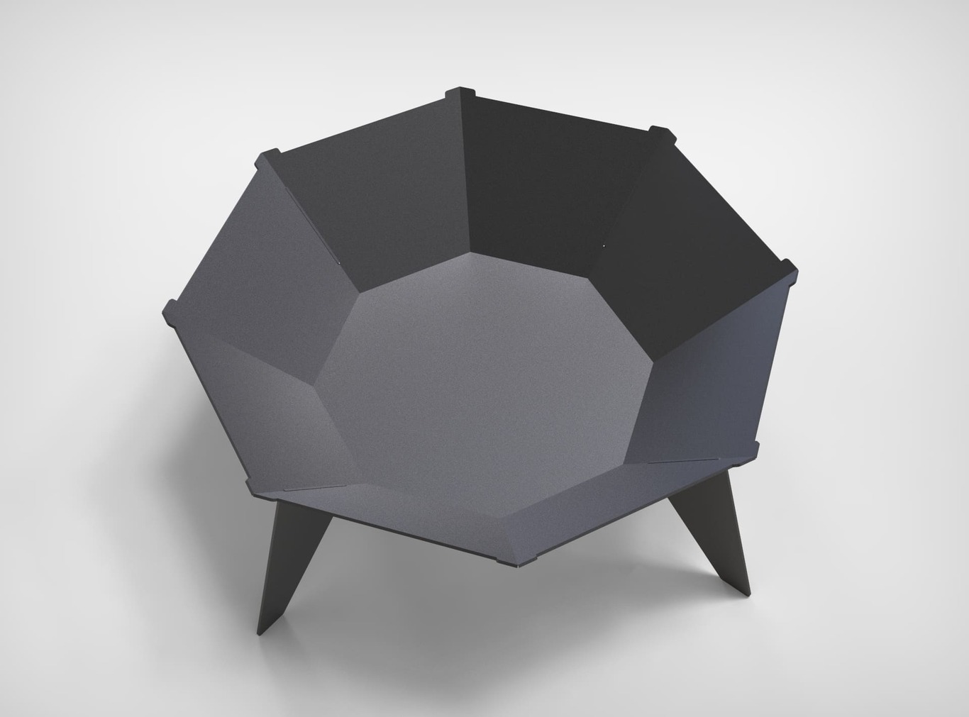 UFO Fire Pit Grill. DXF files for plasma, laser cutting. Фото 8