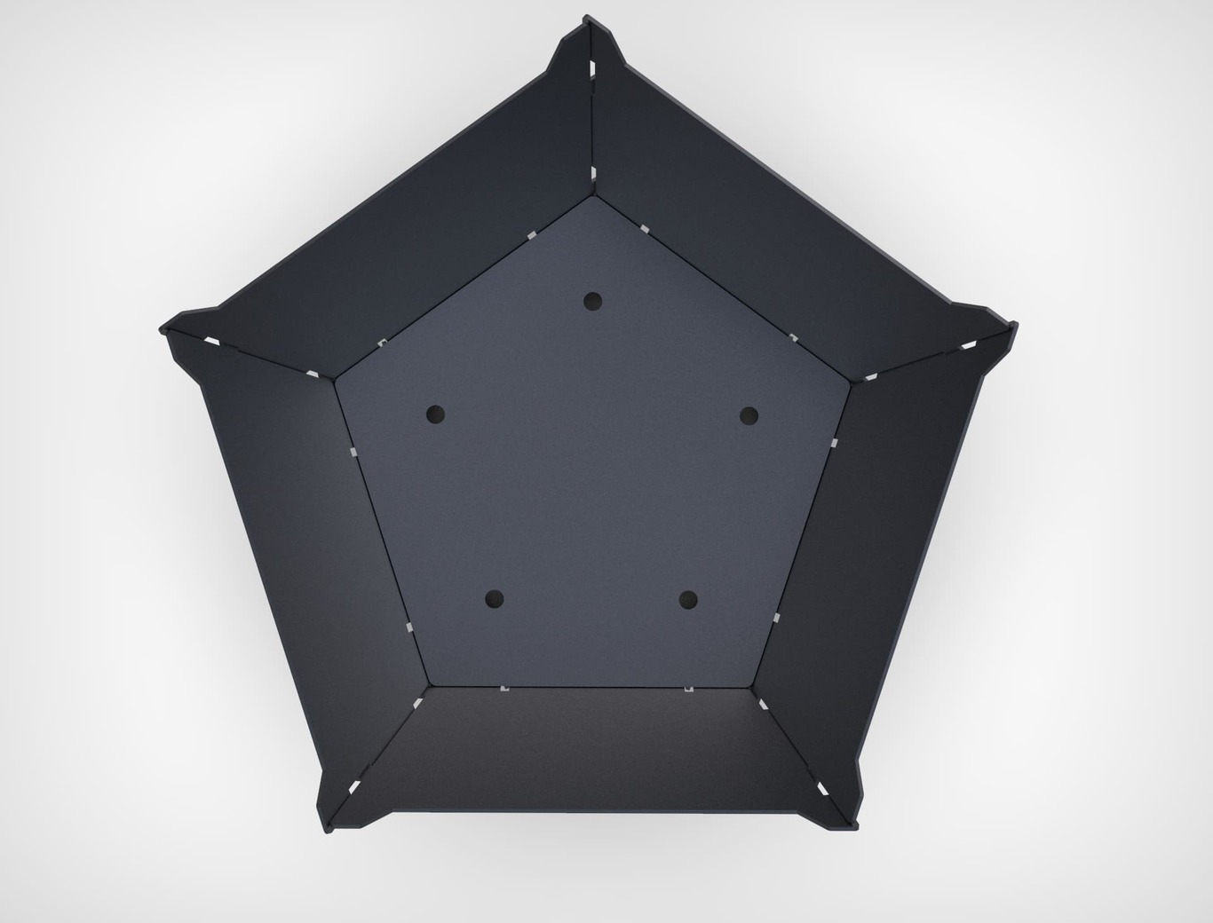 Pentagon Fire Pit Grill. DXF files for plasma, laser cutting. Фото 8