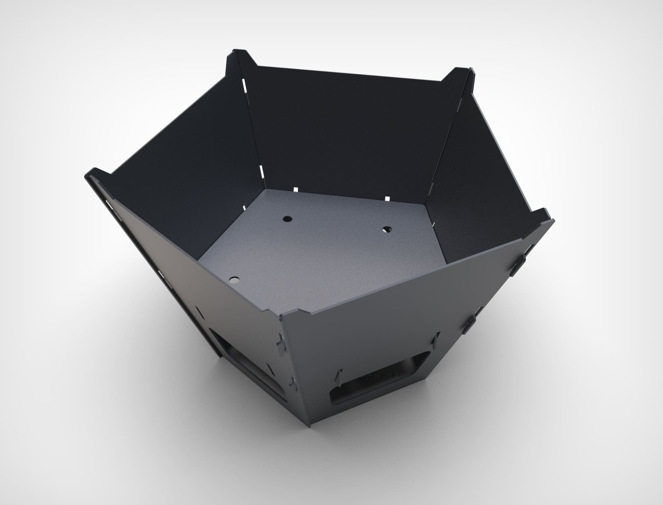 Pentagon Fire Pit Grill. DXF files for plasma, laser cutting. Фото 7