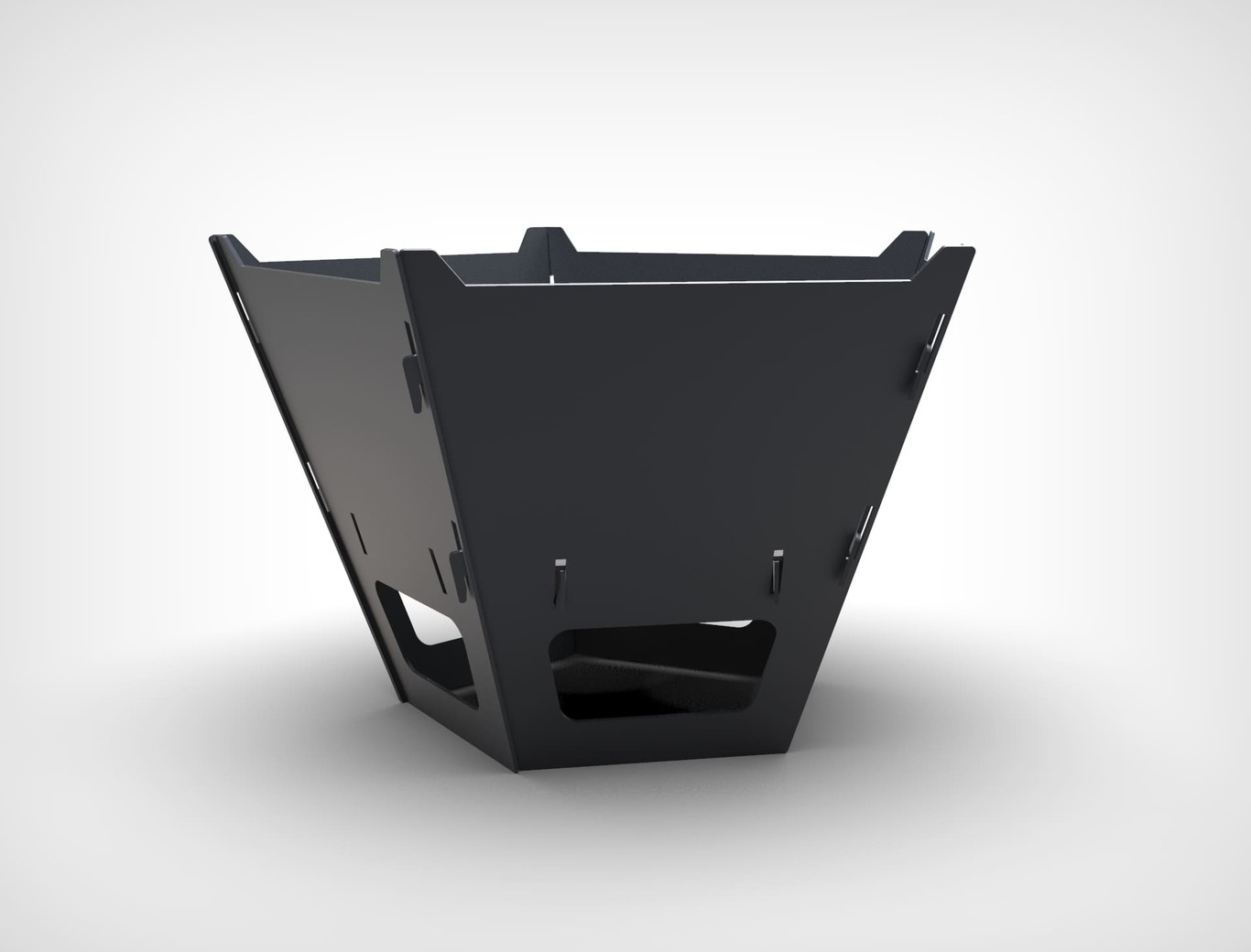 Pentagon Fire Pit Grill. DXF files for plasma, laser cutting. Фото 6