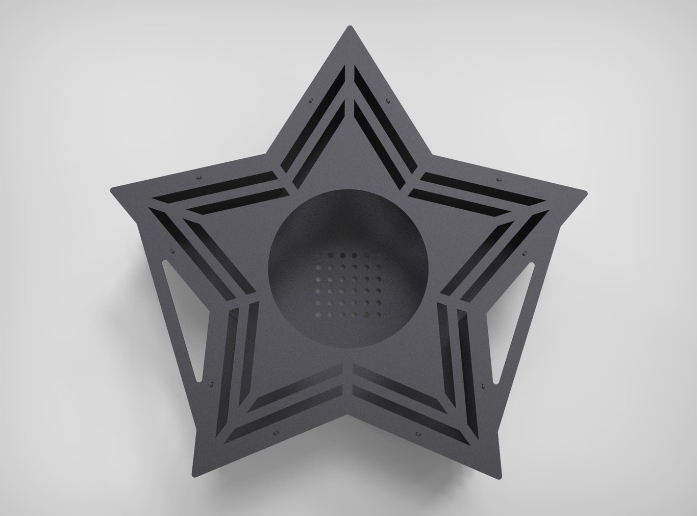 Star Fire Pit Grill. DXF files for plasma, laser cutting. Фото 5